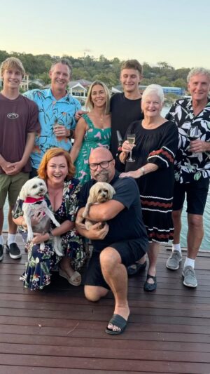 Shelly Horton Instagram - Another family Christmas tradition - the Horton’s and Humphrey’s legendary prawns and champagne night. 

One of my favourite nights of the year! 

@lindyhorton23 @hitmanhorton @suzehorton @christopherhumphrey @nattphumph