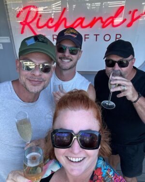 Shelly Horton Instagram - Photo dump - day in the life Virgin Voyages NZ style 

1. Picton is pretty for a walk around
2. Laps of the top deck with my teasy McTease face husband 
3. Core class with just us so it felt VIP
4. Brunch at Razzle Dazzle of granola on a slice of watermelon with berries and cashew cream - Delish!
5. My favourite view 
6. Day drinking in the hammock
7. Moet hour of power with our fellow rockstars @darrenpalmerofficial & @oduvillard 
8. Korean BBQ for dinner
9. Back of the boat renewing our vows - more on that later - but yes we were quite drunk and it involved a wrist squeeze (IYKYK) 

Rinse. Repeat.

#partlygifted #paidforupgrade #cruising #virginvoyages #resilientlady