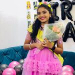 Sherin Thara Instagram – I am blessed & I thank god for every day for everything that happens for me💖

Gorgeous outfit from @rehrakidscouture 
@rehradesignstudio 
Thank you sissy for this beautiful outfit customised to my own day  for my  special day 💖

Thank you event planner for this beautiful decoration & organised planning @namma_veetu_festival

#babysherin #babymayu #mayu #baakyalakshmi #vijaytelevision #instadaily #instagood #outfitoftheday #birthday #happy #celebration #celebrity #ballgown #collaboration
