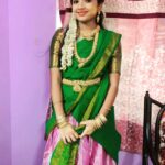 Sherin Thara Instagram - Aval vaanmegam kaanatha paalnilaah 🌕 Intha bhoologam paadhatha then nilaah🌙 #babysherin #babymayu #mayu #baakiyalakshmi #vijaytelevision #babyshruthi #mounaraagam #trending #viral #explore #explorepage #picoftheday #photography #family #positivity #instagood #instapost #tradional #halfsaree #instadaily #explorepageready