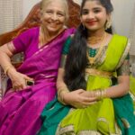 Sherin Thara Instagram - My favourite mounaraagam Revathi paati love you paati always ❤️😘 keep blessing me Patti❤️❤️❤️ #baakyalakshmi #babysherin #babyshruthi #vijaytelevision #mounaragam #babyshruthi #grandma #grandmalove #likes #support #siragadikkaaasai #siragadikaaasaiserial #trendingreels #instagram #instagood #explorepage #realreel