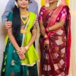 Sherin Thara Instagram - Complete family❤️❤️❤️ My beautiful traditional outfit customised by @minime_by_arjocouture #babysherin #babymayu #mayu #bhagyalakshmi #vijaytelevision #vijaytv #trending #trendingreels #explorepage #explore #radhika #gopi #instadaily #instagood #instapost #instalike #positvevibes #viral #family #fun #love #gratitude #happy #smile #celebration #promotion #influencer #celebrity #influencerdigital