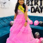 Sherin Thara Instagram – I am blessed & I thank god for every day for everything that happens for me💖

Gorgeous outfit from @rehrakidscouture 
@rehradesignstudio 
Thank you sissy for this beautiful outfit customised to my own day  for my  special day 💖

Thank you event planner for this beautiful decoration & organised planning @namma_veetu_festival

#babysherin #babymayu #mayu #baakyalakshmi #vijaytelevision #instadaily #instagood #outfitoftheday #birthday #happy #celebration #celebrity #ballgown #collaboration