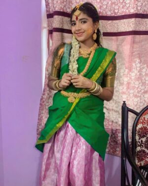 Sherin Thara Instagram - Everyday is a new day❤️🌿 #shootmode 

#babysherin #babymayu #mayu #baakyalKshmi #vijaytelevision #vijaytvactress #trending #viral #shooting #shootingphoto #shoot #reel #explore #outfit #instagram #instagood #instamood #instalike #instafollow #instapost #picoftheday #outfitoftheday #instadaily #mounaraagam #traditional #babyshruthi #viralphoto #photography #zara