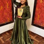 Sherin Thara Instagram - Started off the New year with an award Jan 1 st 2024✨❤️ thank you all thank you for this award from ajantha fine arts team #gratitute thank you guys it s all about from you love u all❤️ Thank you universe❤️ Gorgeous gown customised by my favourite Instagram page @minime_by_arjocouture Thank you sis you have some magic with your hands excellent stitching fits perfectly 👗 Really amazing you did exactly what I asked for thank you .really I am satisfied with my outfit. you made my day✨ Kindly check out their page friends she will do some magic with your own customised unique outfit for your special days @minime_by_arjocouture #babysherin #babymayu #mayu #baakyalakshmi #vijaytelevision #newyear #award #positivity #explore #outfitoftheday #outfit #instapost #janaury2024