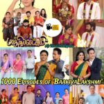 Sherin Thara Instagram - Congrats team #Bhagyalakshmi for Successfully Completing 1000 Episodes today🔥😍