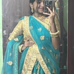 Sherin Thara Instagram - I am sending this mirror selfie to NASA Because I’m a star✨⭐️🌟💫✨🎖️ #babysherin #babymayu #mayu #baakyalakshmi #vijaytelevison #instagood #instadaily #instagram #insta #explore #snap #halfsaree #traditional #classic
