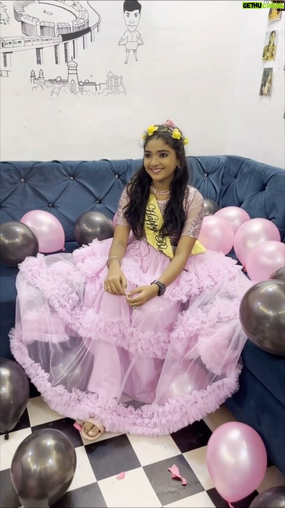 Sherin Thara Instagram - All about my 12th birthday celebration💖October 12💖 Thank you event planner @namma_veetu_festival Thank you @rehrakidscouture @rehradesignstudio customised such a beautiful birthday special outfit💖 Thank you all my insta family💖 for your blessings & hearty wishes💖 love you all so much 😘 #influencer #grateful #bliss #thsnkful #thsnkfulgratefulblessed #happy #birthday #fun #love #babysherin #babymayu #mayu #baakyalakshmi #vijaytelevision #explore #explorepage #trendingreels #trendingnow #trending #instsgram #insta #instareels #instspost #instalike #instagood #instsmood #instafashion #instafollow #recent4recent #instafollowme