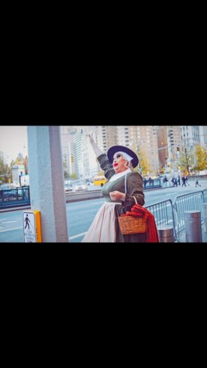 Sherry Pie Instagram - Pilgrim Pie takes Manhattan! 🦃🗽🦃
Thankful & Grateful for my journey and to have you all along with me 
🧡🧡🧡
Art by Wonderful Artist 
#nyc #thanksgiving #thanksliving #pilgrim #pie #sherrypie #manhattan #funny #drag #queen #dragqueen #whatareyouthankfulfor #thankful #thankfulthursday #wholesome #art #queerartist #gayartist #smile #feelgood #gay #love #acceptance #thanks #lgbt #bonappetit #onthestreet #nyclove #nycthanksgiving #gobblegobble