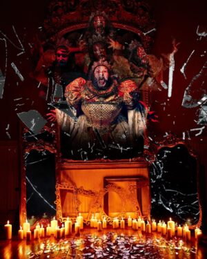 Sherry Pie Instagram - Bloody Sherry...Bloody Sherry...Bloody Sherry! 
Art by Witches 
🕯🩸🕯
#bloodymary #candels #halloween #drag #dragqueen #sherrypie #photography #gay #queer #gayart #mirror #reflection #makeup #scream #queerartist #blood #spookyseason #lgbt #cinamatic #nyc #comingout #queen #art #nightmarefuel #campcamp #campclassic #badluck #thisishalloween #fun #mirrormirror