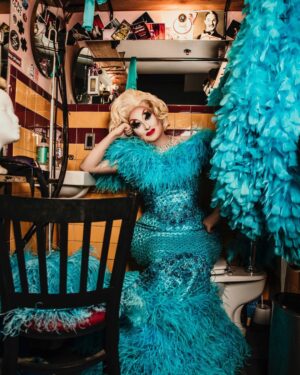 Sherry Pie Instagram - Laugh often, laugh loudly, and most important, laugh at yourself!
🥸💙🥸 
Art by Humans (talented humans)
 
#art #drag #dragqueen #happy #phtography #queer #queerartist #gay #mentalhealth #smilemore #smile #laugh #sherrypie #bpdawareness #showgirl #breakthestigma #selflove #nyc #camp #mentalhealthadvocate #proud #makeup #happy #queerart #gayart #comedy #pride #feathers
