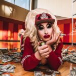 Sherry Pie Instagram - I’m not as think as you stoned I am! Art by Humans 💚🥬🍃 #art #420 #smoke #drag #dragqueen #queer #photography #wakeandbake #queerartist #comedy #makeup #camp #gay #nyc #green #bpd #lightup #sherrypie #smokinggirl #positivevibes #newyork #campy #money #fun #positivity New York, New York