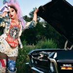 Sherry Pie Instagram - Happy Birthday America …..could ya try not to F@&k us this year!? “Make Art Not War” ❤️‍🔥🤍💙 Art by Humans #america #birthday #queer #gay #pride #drag #queen #dragqueen #mohawk #mullet #car #brokedown #red #blue #makeartnotwar #sherrypie #queerart #queerartist #lgbtq #fixit #denham #acidwash #summer #campclassic #gayphotography #art #makeupartist #bighairdontcare #4thofjuly #love New York, New York