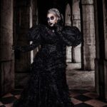 Sherry Pie Instagram - Serpents and spiders, tail of a rat; call in the spirits, wherever they're at! It’s considered a collect call just FYI….. Art by Mystics 👻🔮👻 #hauntedmansion #haunted #drag #dragqueen #gay #queer #bride #photography #queerphotography #gayart #halloween #makeup #ghost #sherrypie #nyc #backinblack #queerart #ghost #spooky #mentalhealth #comedy #tragic #blackdress #fashion #showgirl #purple #thehauntedmansion #disney #fun #postivevibes #grayhair The Haunted Mansion