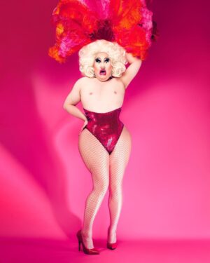 Sherry Pie Instagram - Wait!…..SHE’s a guy!?! 
💕🥸💕
Art by Talented Humans 

#art #drag #dragqueen #happy #phtography #queer #queerartist #gay #mentalhealth #smilemore #smile #laugh #sherrypie #bpdawareness #showgirl #nose #funnygirl #selflove #nyc #camp #mentalhealthadvocate #proud #makeup #happy #queerart #gayart #comedy #pride #feathers #pink #createdonthate