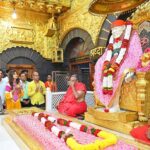 Shilpa Shetty Instagram – Surrender to HIM with faith and patience 😇 🙏

 OM SAI RAM 🧿

 #gratitude  #love #abundance  #surrender #shraddhaaursaburi #blessed Shirdi