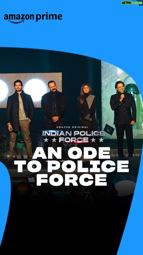 Shilpa Shetty Instagram - From the spotlight to the shadows, celebrate with us the unsung heroes! 🫡 #IndianPoliceForceOnPrime, watch now on @primevideoin. #NationalPoliceMemorial @itsrohitshetty @sidmalhotra @vivekoberoi @talwarisha @rohitshettypicturez @reliance.entertainment @sushwanth @tseries.official @delhi.police_official @pfwsofficial @dtptraffic #ShilpaTaraShetty 🌟