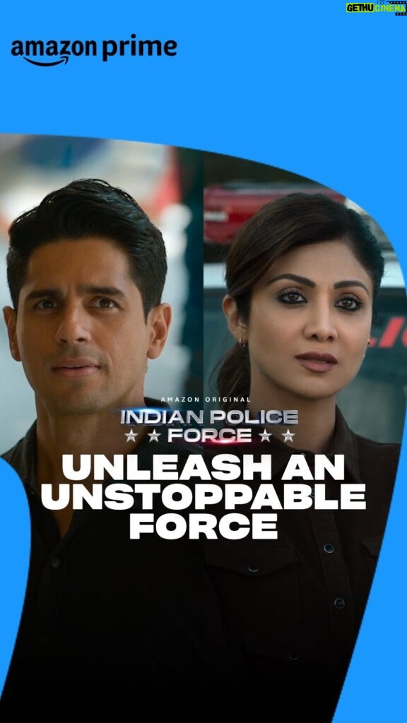 Shilpa Shetty Instagram - Keep flammable objects out of the way because Kabir and Tara are bringing all the fire! 🔥 #IndianPoliceForceOnPrime, Jan 19 only on @primevideoin. @itsrohitshetty @sidmalhotra @vivekoberoi @talwarisha @rohitshettypicturez @sushwanth @reliance.entertainment @tseries.official #ShilpaTaraShetty 🌟