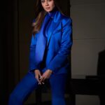 Shilpa Shetty Instagram - Royal Blue ✨💙 #LookOfTheDay #ootd #bosslady #glamour #bossbabevibes