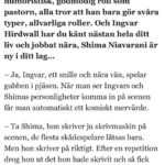 Shima Niavarani Instagram - Ingvar. Kära vän (”din enda vän” som du beskrev dig själv för mig…) och min jazzigaste och mest precisa medspelare. Tänk att leva ett helt liv med din nyfikenhet, envishet och konstanta närhet till humor, plötslig allvar och empati. Dom första repveckorna tänkte vi båda det här kommer ju inte gå, du gillar att låta orden hänga som frågetecken och jag gillar att luras med trippelsvans på mina. Thommy kallade oss båda för jazzmusiker. Men sen växte en vidunderlig vänskap fram, och ett absolut sceniskt partnersskap. Tänk att du funnits samtidigt som oss andra på planeten jorden. Dom som fick ynnesten att möta dig, en legend. Det är ett privilegium, men en sorg som tagit tid att inse. Det är mycket roligare att tänka att du finns, vilken otrolig värld att leva i, med en sån som du i den. Även om vi hördes för bara några veckor sen och du peppade inför min premiär. Som alltid, hade du den största kollen, kom på alla viktiga prisutdelningar, följde med i allt som hände, alltid med klarhet, en vilja att bidra och ge stöd och insikt. Mitt största beklagande till Agnes, Marika och Jakob. Jag beklagar er sorg så innerligt mycket. Det finns så många anekdoter bland alla vars liv han rörde, men den största sorgen är för familjen att bära och om det finns någon tröst så är det att Ingvar Hirdwall är odödlig. Det kommer alltid bara ha funnits en Ingvar Hirdwall.