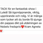 Shima Niavarani Instagram - Swipe för det e kul?! 🛼❤️‍🔥Norrland ni var alla otroliga, sjuuu shower på en vecka och jag går lite smått vimmelkantig på moln. Tack för er kärlek & skratt & tårar & jubel i salongerna. Och era handskrivna brev, stories och långa dm:s. Det var ju hemmaplan för mig å va uppe i norr och jag minns nu varför jag aldrig ville tvingas flytta därifrån. Älskar er i publiken, hårt o djupt. I veckan blir Nyköping, Södertälje, Eskilstuna, Västerås - heeeereee we cuuummm.