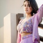 Shirley Setia Instagram - Lavender lovinnn 💜 Styled by @akankshakawediastyle Outfit by @richajaisinghanilabel Jewels by @kyzaindia Photography by @manaskhuman