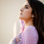 Shirley Setia Instagram - Lavender lovinnn 💜 Styled by @akankshakawediastyle Outfit by @richajaisinghanilabel Jewels by @kyzaindia Photography by @manaskhuman