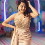 Shirley Setia Instagram - Met a cuteee boy recently 😋🩵 Styled by @akankshakawediastyle Outfit by @whacq Jewels by @sonisapphire Photos by @themoneta @manishkumarkaushik.21