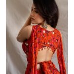 Shirley Setia Instagram - Just looking like a wow 👻❤️ Photos by @devsphotographyofficial Styled by @akankshakawediastyle Outfit by @silkybindraofficial Jewellery by @sangeetaboochra Makeup by @blendingiscardio Hair by @the_art_case_byfarah