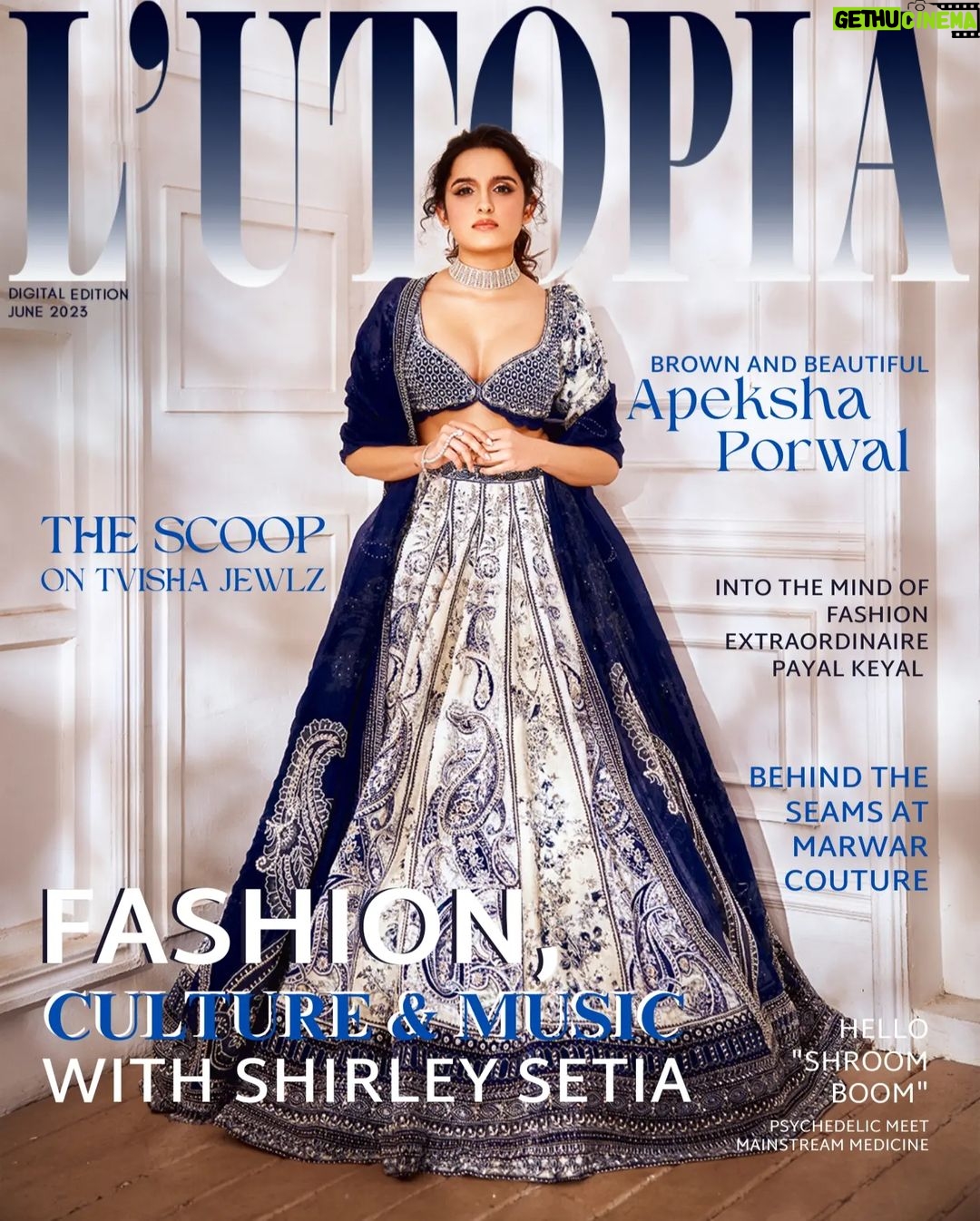 Shirley Setia Instagram - A perfectionist by her own admission, L'utopia's Covergirl Shirley Setia is passionate driven and determined to show her range as an artist. . Artist: Shirley Setia @shirleysetia Magazine: L'utopia Magazine @lutopiamagazine Founder/EIC: Aparajita Jaiswal @davis_griffo Founder: Rahul Kumar @thewildstallion.in Outfit: Payal Keyal @payalkeyalofficial Jewellery: Jewel Hub @_jewel.hub Photographer: Rohn Pingalay @rohnpingalay Retoucher: Harry @hqbe_retouch Makeup Artist: Juveria Khan@juveria_k Makeup Assistant: navelinandgaonkar4 Fashion Stylist:Shrreeya Shorewala @sshorewala Fashion Styling Assistant: @illustrations.by.swarda_ @khusshiii.k Interview: Aparajita Jaiswal @davis_griffo Location: 211 Studio Mumbai @studio211mumbai Studio 211