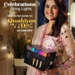 Shirley Setia Instagram - From time spent with your loved ones to an overload of your favourite delights, the festive season is incomplete without the aura of lights. So this year, bring home Havells Celebrations String Lights, the Khushiyon Ki Dor that will amp up the happiness and excitement! #Havells #HavellsCelebrations #StringLights #BlissStringLights #KhushiyonKiDor #ad