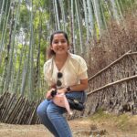 Shirley Setia Instagram - Chubby 🐰🙈 #arashiyama #bamboogrove #shirleytravels #kyoto #japan #travel #shirleysetia Arashiyama Bamboo Grove