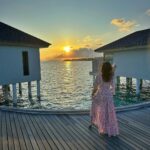 Shirley Setia Instagram - Soaking in the Maldivian #goldenhour 😉🧡 . . . @lemeridienmaldives @coastalinofficial #shirleysetia #maldives Le Meridien Maldives Resort & Spa