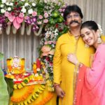Shivangi Joshi Instagram - Heartfelt prayers and happiness shared.. 🤗💛 Ganpati Bappa Morya! 🙏🙌🌼🌟🌺 Outfit:- @neerusindia @nehaadhvikmahajan
