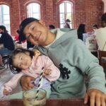 Shorry J Instagram - 내새끼들이랑 아침데이트❤️ 사랑해❤️👨‍👩‍👧 #IZZAE #딸바보