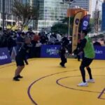 Shorry J Instagram - 오랜만에 아담하고 귀여운 #줄리엔강 만나서 농구한게임 하고왔네요~🏀😆👍 #3on3 우승하면 레이커스경기직관이라니!!!✈️✈️✈️우오!!!!! 코엑스거리에 #먹거리 #볼거리 #bibigo #비비고 #bibigoArena #비비고아레나 #사랑해요비비고~💛💜 #너무즐거웠습니다 #농구사랑❤️ #마이티마우스 #쇼리