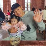 Shorry J Instagram - 내새끼들이랑 아침데이트❤️ 사랑해❤️👨‍👩‍👧 #IZZAE #딸바보