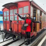 Shraddha Arya Instagram - Red riding hood on a Red Vintage Train… #DreamsDoComeTrue #GirlOnATrain #DDLJ #Feels @myswitzerlandin #INeedSwitzerland @swisstravelsystem @visitzurich @sbsabpnews Zürich, Switzerland
