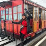 Shraddha Arya Instagram - Red riding hood on a Red Vintage Train… #DreamsDoComeTrue #GirlOnATrain #DDLJ #Feels @myswitzerlandin #INeedSwitzerland @swisstravelsystem @visitzurich @sbsabpnews Zürich, Switzerland