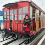 Shraddha Arya Instagram - Red riding hood on a Red Vintage Train… #DreamsDoComeTrue #GirlOnATrain #DDLJ #Feels @myswitzerlandin #INeedSwitzerland @swisstravelsystem @visitzurich @sbsabpnews Zürich, Switzerland