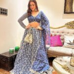 Shraddha Arya Instagram - Festive Vibes with @shopmulmul 🧿 #HappyKarwachauth ❤️