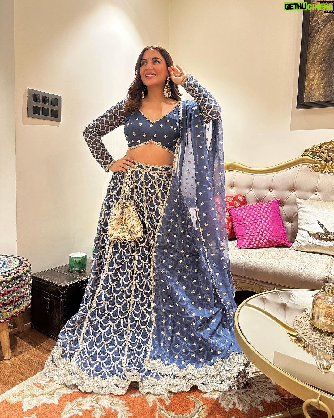 Shraddha Arya Instagram - Festive Vibes with @shopmulmul 🧿 #HappyKarwachauth ❤️