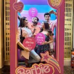 Shraddha Arya Instagram - Vibing in pinks Absolutely ten on ten A night to remember Cuz I am with my barbie And my Kens… . . . #movienight #barbie #ken