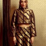Shruti Haasan Instagram - 🌙 🌚 Styled by: @profanayty Assisted by: @whyshestyled @kashishsinhaaa Outfit: @raw_mango Jewelry: @ridhiasranijewelry Makeup @devikajodhani 📸 @sandeep.mv