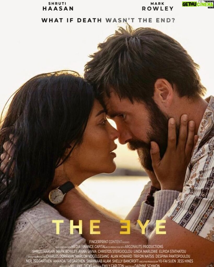 Shruti Haasan Instagram - THE EYE Sometimes you get to be a part of something magical, emotional and truthful - this was that special movie for me - I can’t wait for all of you to see it The Eye has been nominated for best director @daphneschmon and best dop @jameschegwyn at the Greek international film screenings - nominated for best film at the London independent film festival 💎 The eye was filmed in corfu and made with love and care for the environment as well , the entire cast and crew worked toward reducing the environmental and carbon impact using green shoots sustainability platform . Working with these ⬇️ incredible people has been pure love and magic @fingerprintcontentltd @daphneschmon @emilycarltoncarlton @jameschegwyn @markrowley90 @melanie_dicks2 @londonishstyle @yufai.suen #theeye #fingerprintcontent #TheEyeFilm #womeninfilm
