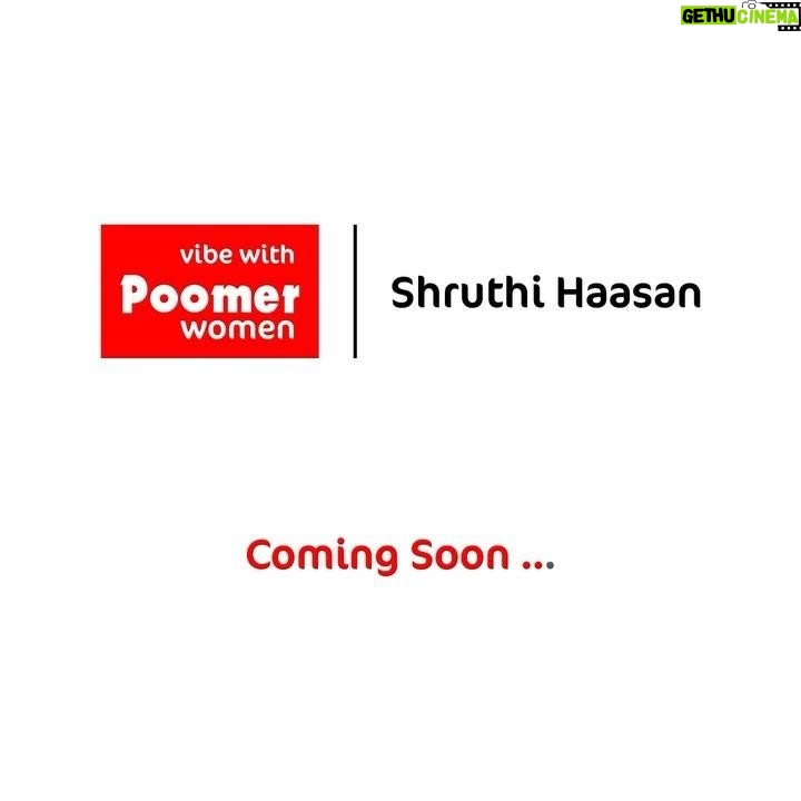 Shruti Haasan Instagram - Here’s our big announcement! Introducing our new brand ambassador @shrutzhaasan 🥳 stay tuned. . . . . #poomer #poomerwomen #newadvertisement #leggings #cotton #tiruppur #company #cottonpant #cottonfabric #womenfashion #70colours #innerwear #sportswear #facemask #nightwear #availablenow #buynow #madeinindia #poomerfashions #shimmer #shimmerleggings #women #fashion #shopnow #pant #printedleggings #ankleleggings #chudidharleggings #brandambassador #shrutihassan