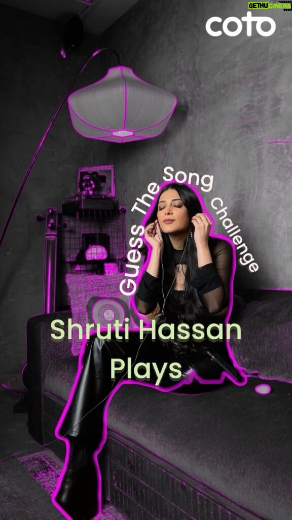 Shruti Haasan Instagram - Yes, we managed to make @shrutzhaasan play our silly little guess the song challenge and ykw, we had a blast! 🎵🎧🎶 Let us know how your rounds of guess the song with your girls went down - only on the coto community, Urban Chudails🧙🏻 #coto #bywomenforwomen #community