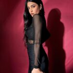 Shruti Haasan Instagram - 🍒🖤 . . . Styled by: @profanayty Assisted by: @whyshestyled @muskanguptaaaa_ Outfit: @deme_love_ Makeup @devikajodhani Hair @noori_hairstylist Photographer @akshay_26