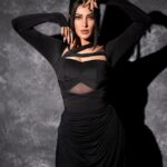 Shruti Haasan Instagram – “Deep into that darkness peering, long I stood there, wondering, fearing, doubting, dreaming dreams no mortal ever dared to dream before.”
The raven .Edgar Allan Poe 
.
.
.

Styled by: @profanayty 
Assisted by: @kashishsinhaaa
Outfit: @roologyofficial 
Jewelry: @@bblingg_meghana @ascend.rohank @krixtals
Bag: @kainiche_by_mehak
Photographer: @kalyanyasaswi 

Hair: @noori_hairstylist 
Makeup: @makeovergamesby_iqraansari