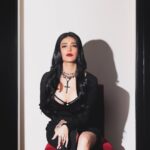 Shruti Haasan Instagram - “Listen to them, the children of the night. What music they make!” Bram stoker 💋 🧛‍♀️🧿 . . . . 📸 @dimensions.dmns 💄 @prakatwork 👗 @openhousestudio.in